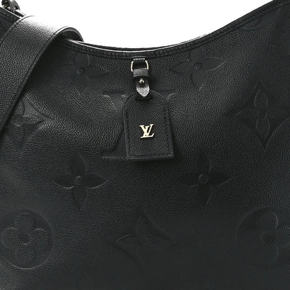 Louis Vuitton Empreinte Monogram Giant CarryAll MM Black 9 of 12