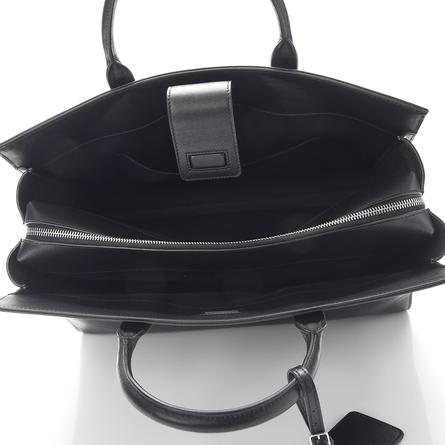 Saint Laurent Calfskin Large Jane Tote Black 5 of 11