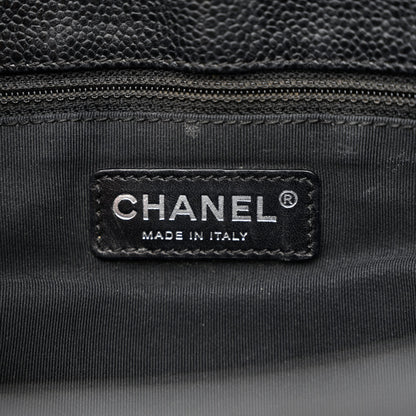 Chanel Caviar Quilted Grand Shopping Tote GST Black 6 of 13