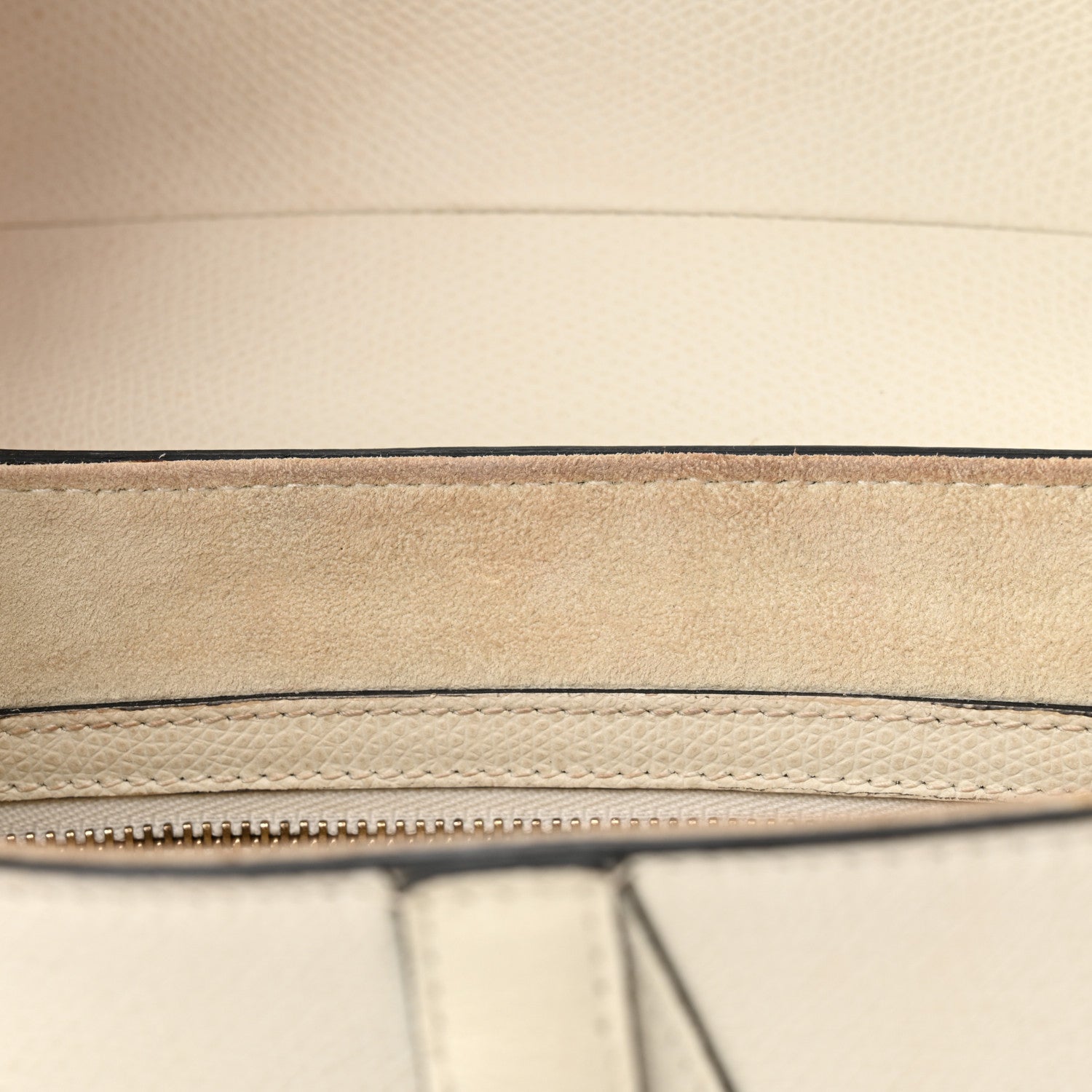 Christian Dior Grained Calfskin Saddle Bag White 11 of 16