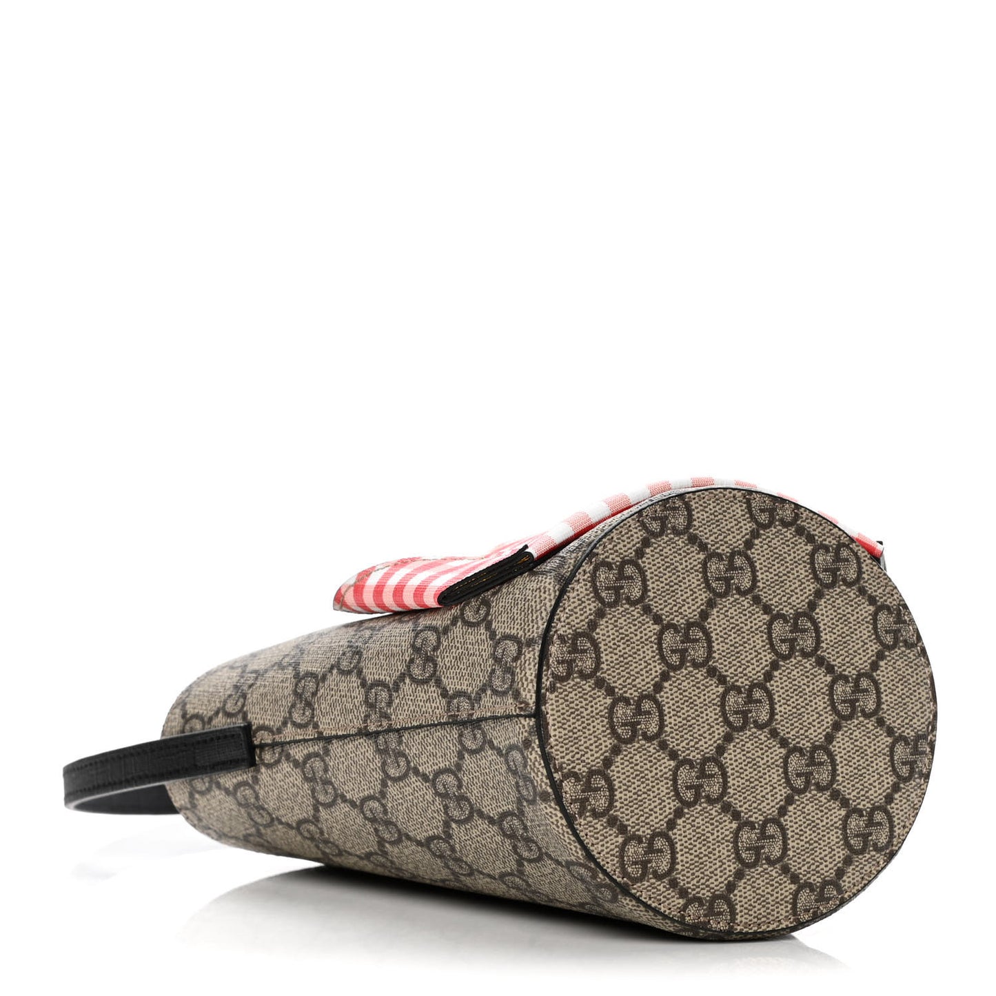 GG Supreme Monogram Childrens Chick Bucket Bag Black