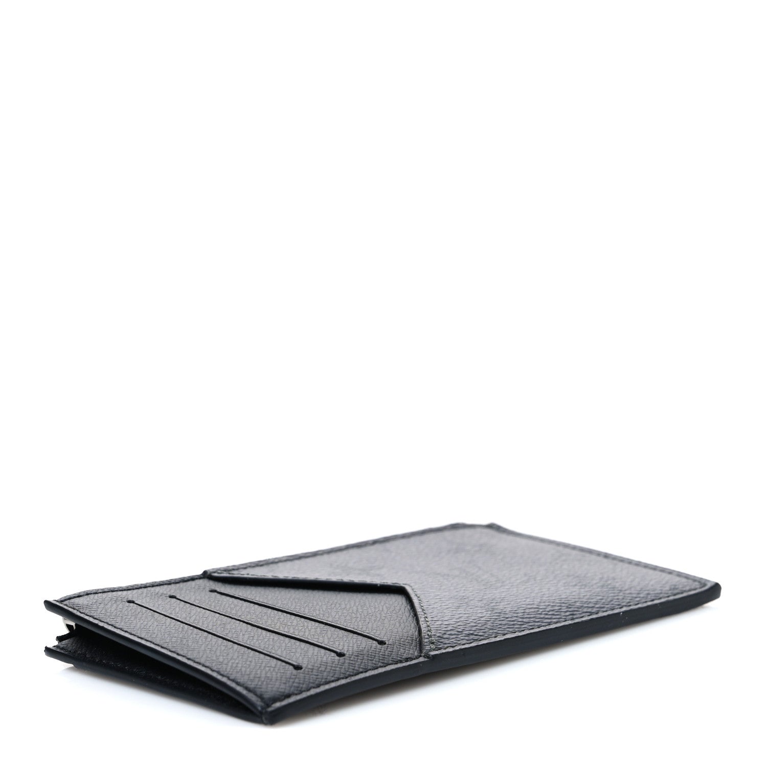 Louis Vuitton Monogram Eclipse Taiga Coin Card Holder 4 of 6