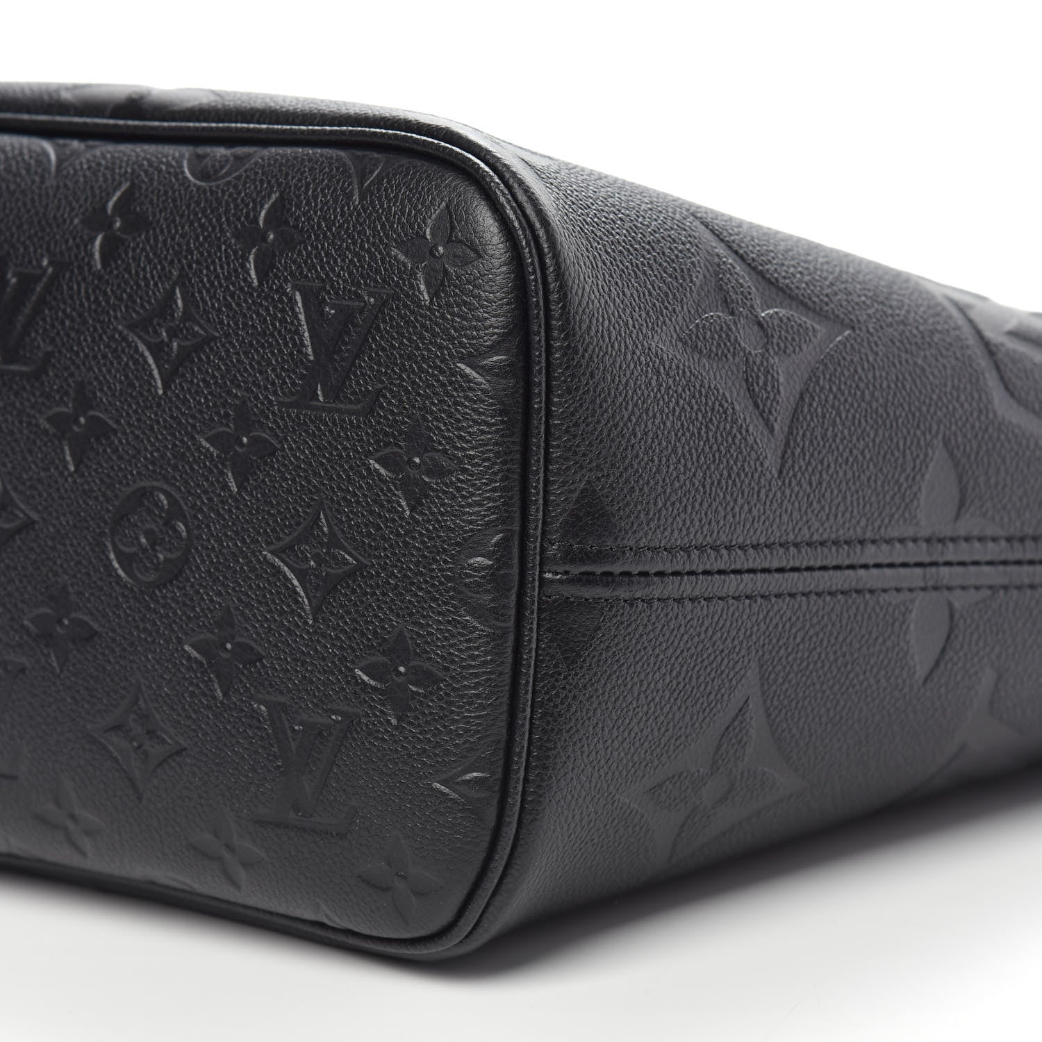 Louis Vuitton Empreinte Monogram Giant Neverfull MM Black 9 of 10