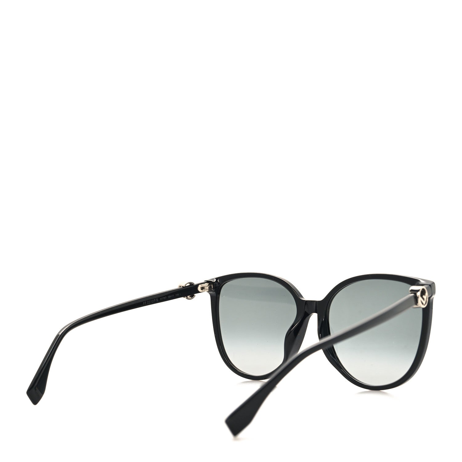 Fendi Acetate F Is Fendi FF Sunglasses FF 0310/F/S Black 4 of 7