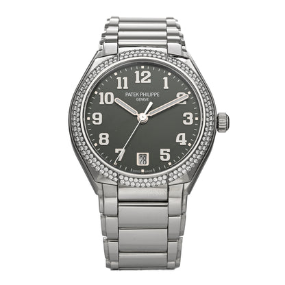 Patek Philippe Stainless Steel Diamond 36mm Twenty-4 Automatic Watch Green 7300/1200A-011 1 of 5