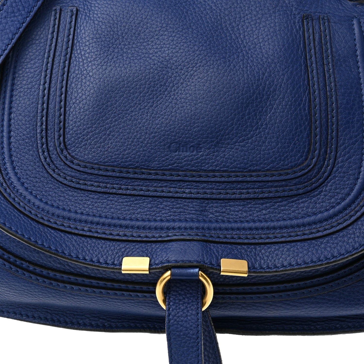 Chloe Calfskin Medium Marcie Satchel Sea Water 7 of 14
