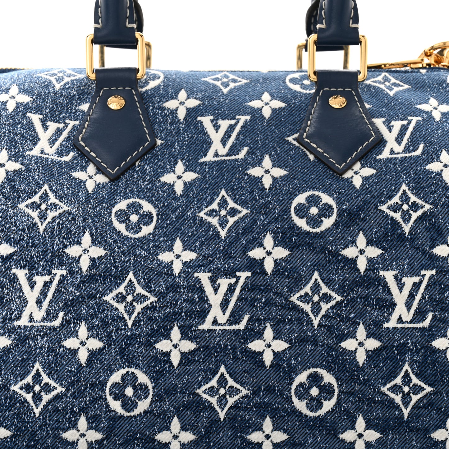 Monogram Jacquard Denim Speedy Bandouliere 25 Bleu