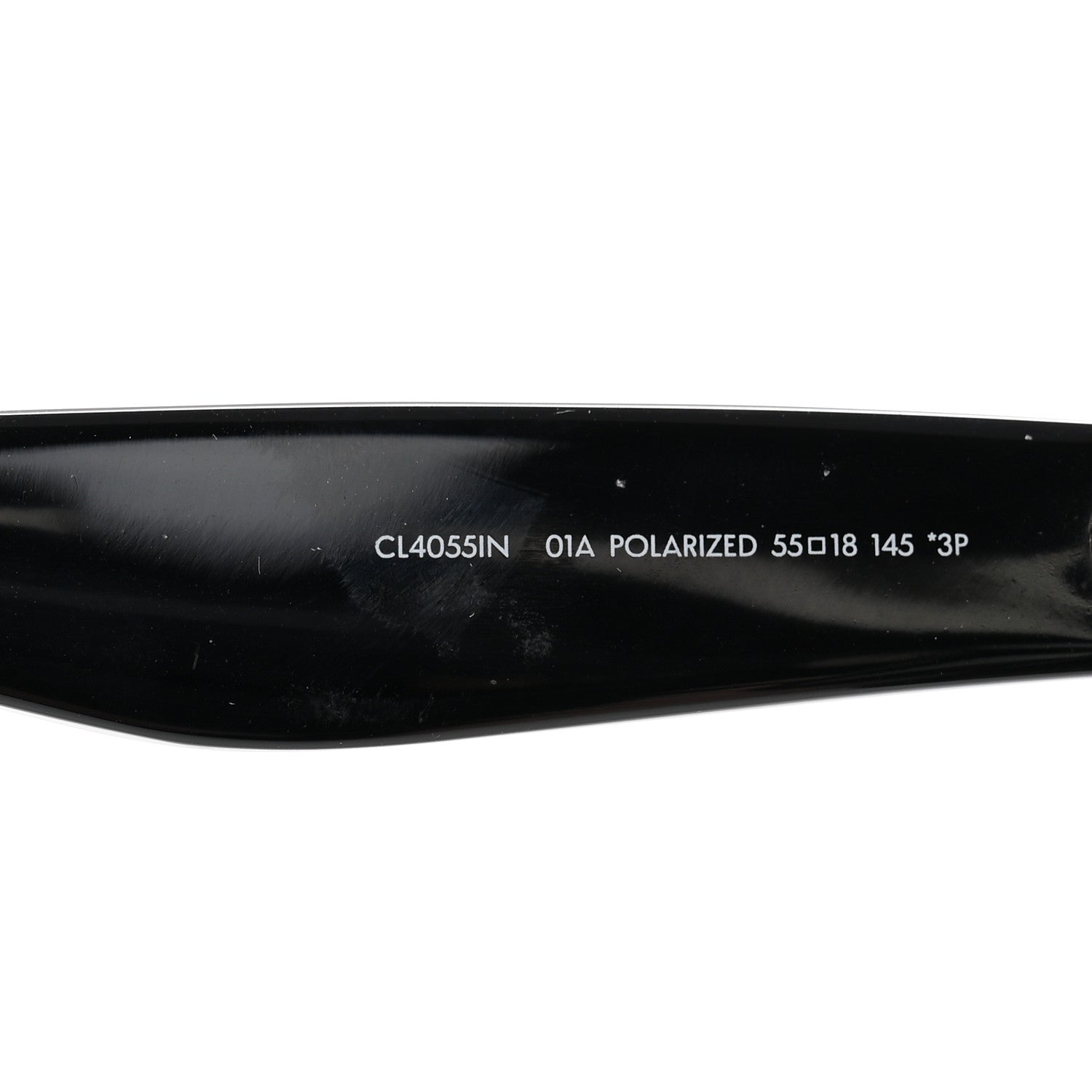 Celine Acetate Polarized Oversized Sunglasses CL4055IN Black 6 of 7