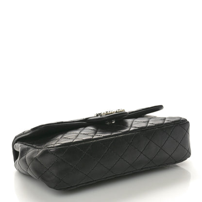 Chanel Lambskin Quilted Medium Westminster Pearl Flap Black 4 of 10