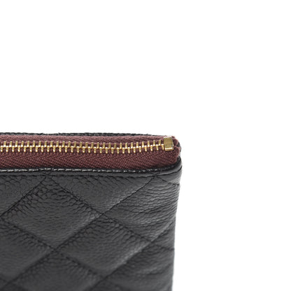 Chanel Caviar Quilted Medium Cosmetic Case Black 8 of 8