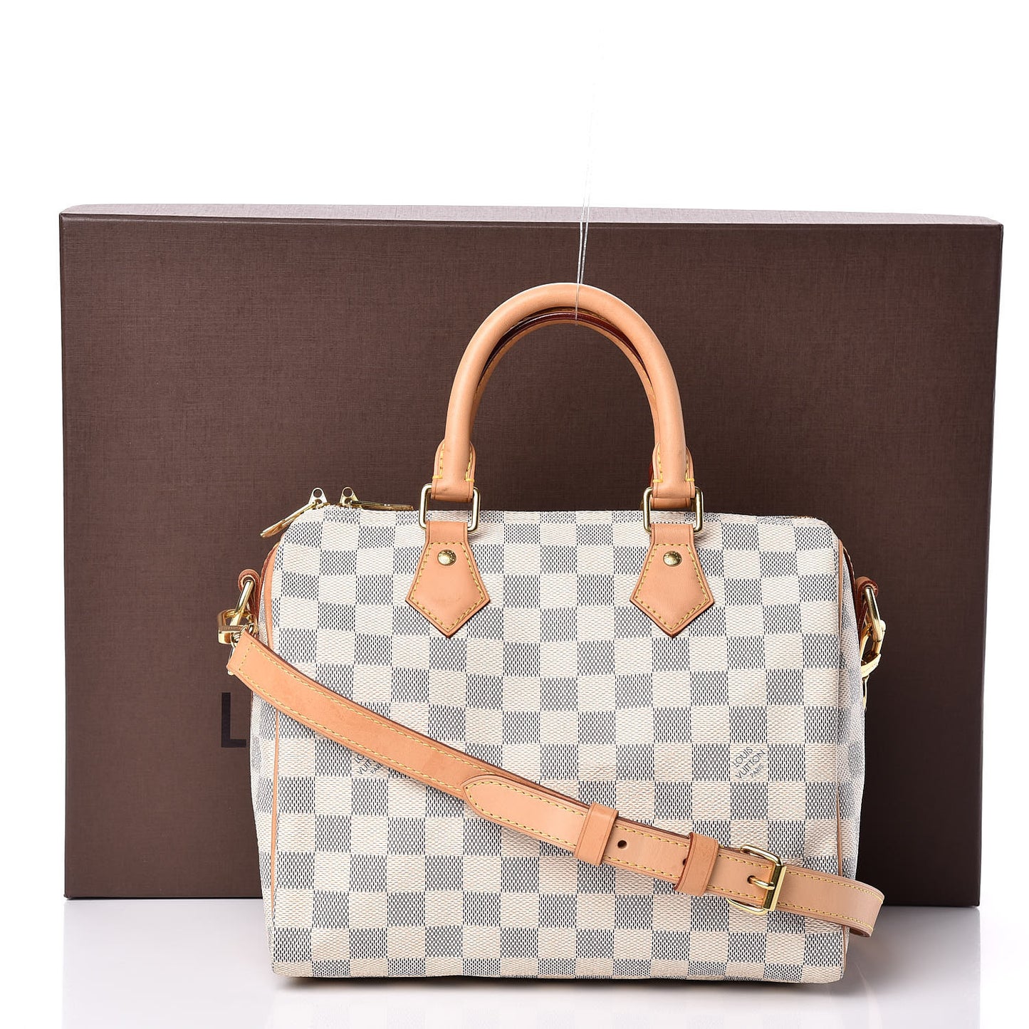 Damier Azur Speedy Bandouliere 25
