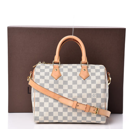 Louis Vuitton Damier Azur Speedy Bandouliere 25 10 of 10