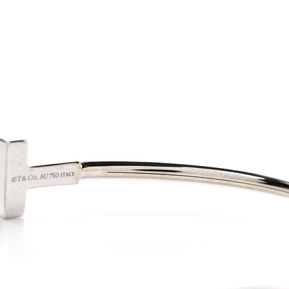 Tiffany 18K White Gold T Wire Bracelet 5 of 7