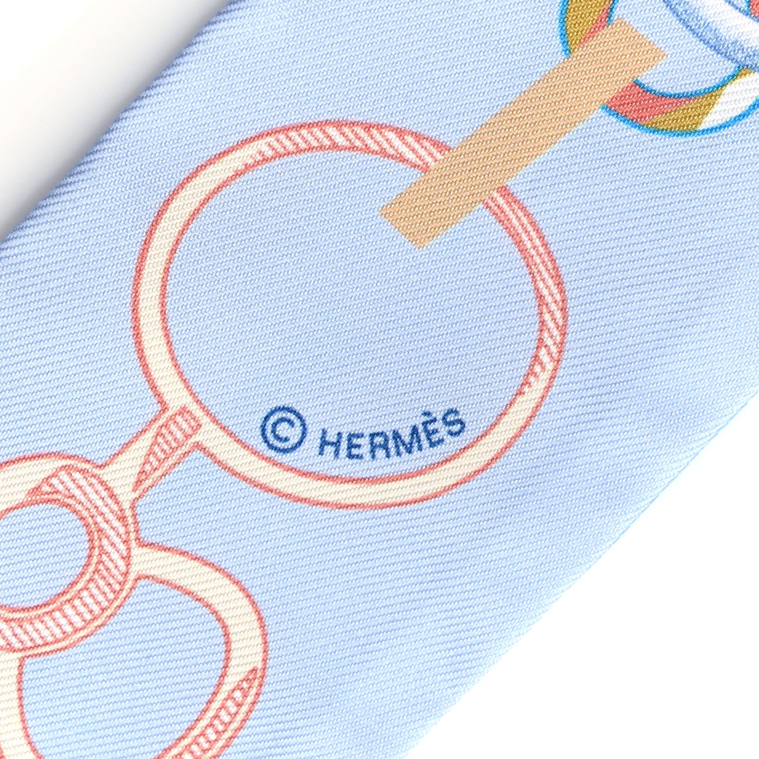 Hermes Silk Do Re Boucles Twilly 3 of 4