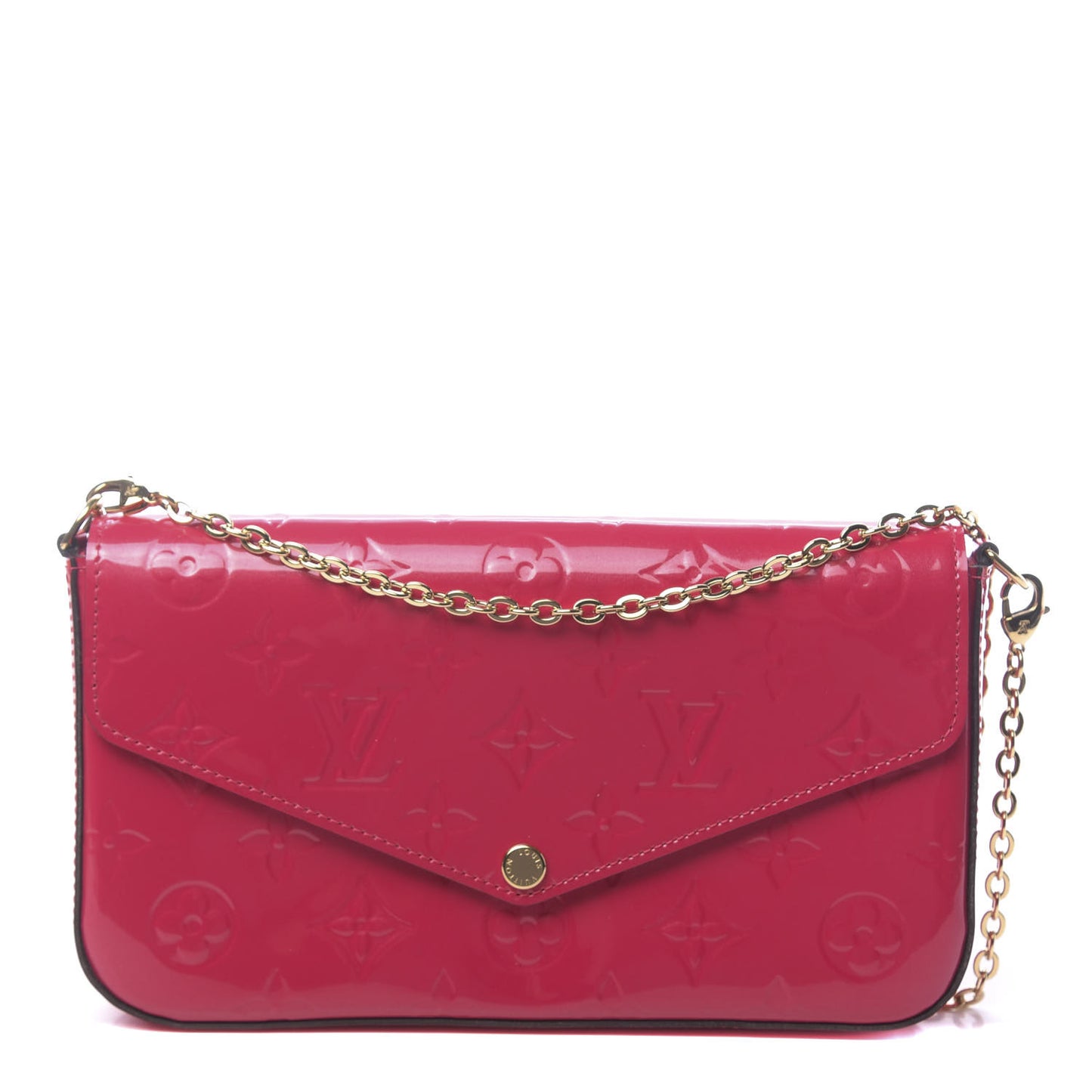 Vernis Felicie Pochette Chain Wallet Rose Indien