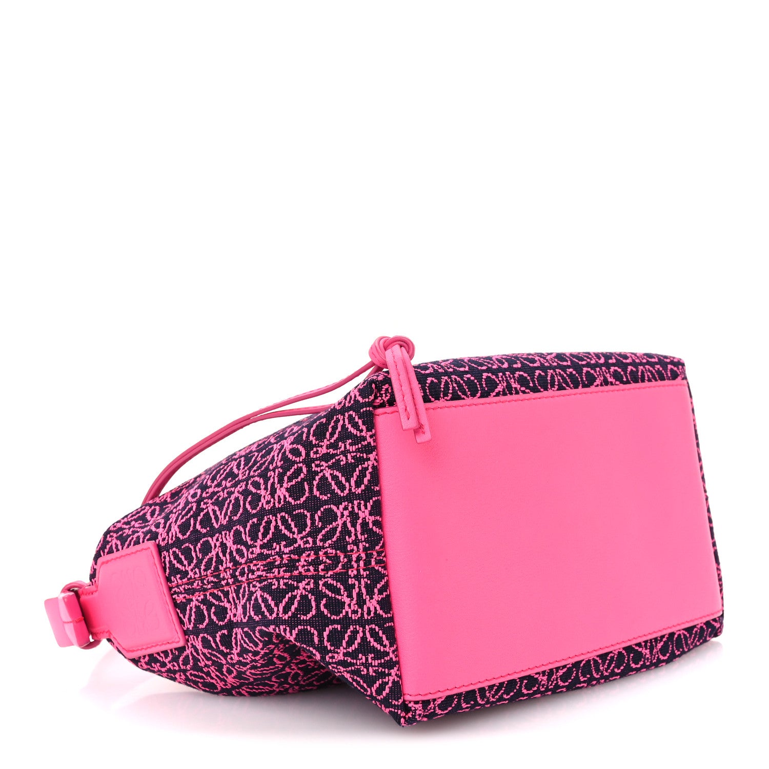 Loewe Jacquard Anagram Calfskin Small Cubi Bag Pink 4 of 11