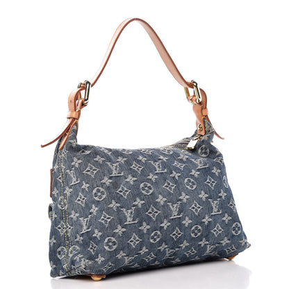 Louis Vuitton Monogram Denim Baggy PM Blue 3 of 16