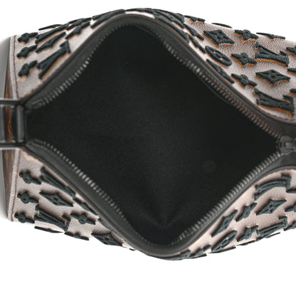Louis Vuitton Monogram Tuffetage Triangle Messenger Black 5 of 9