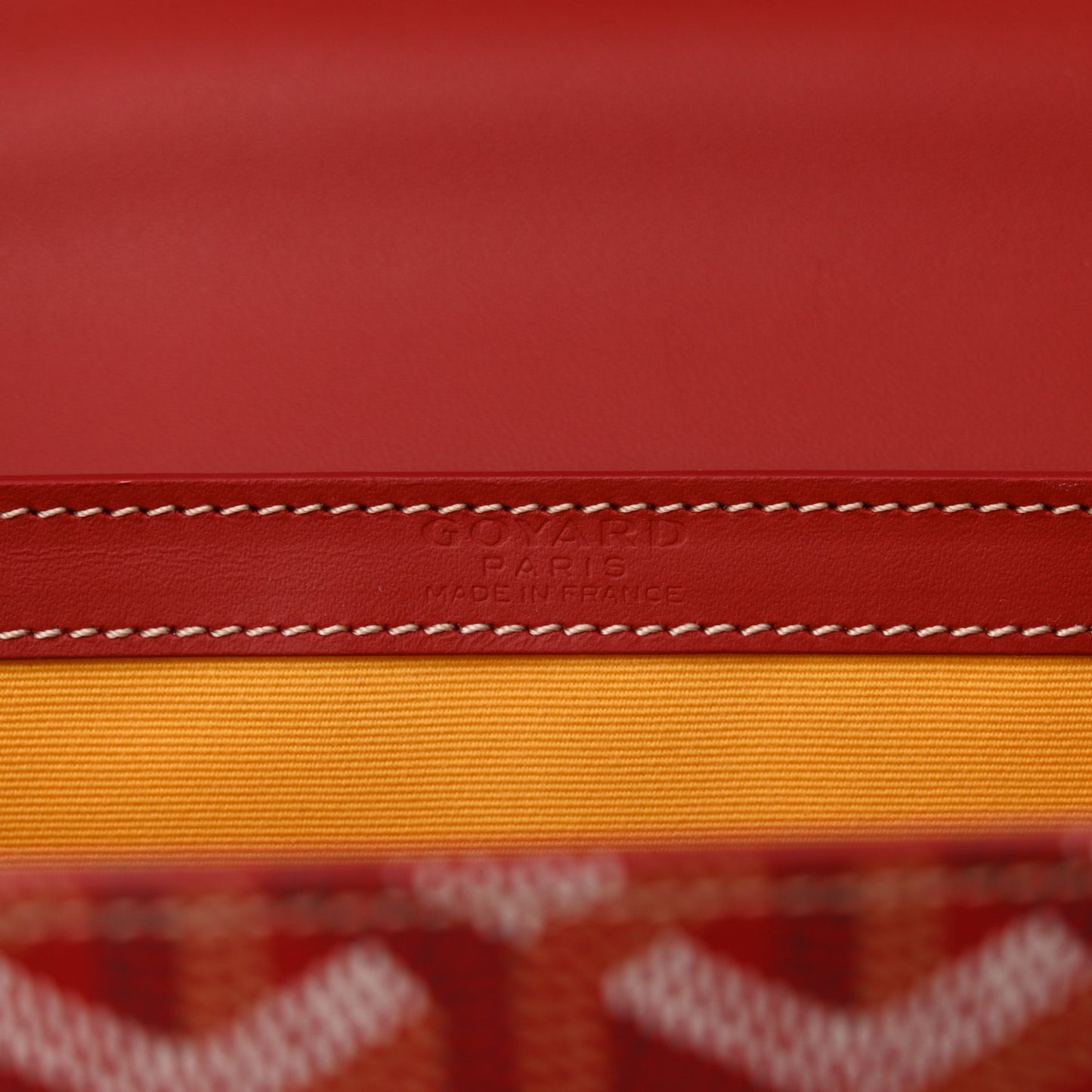 Goyardine Structure Mini Saigon Red