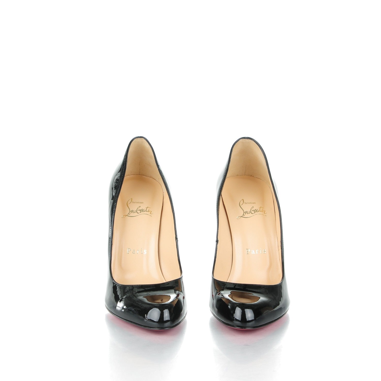 Christian Louboutin Patent Decollete 868 100 Pumps 38.5 Black 2 of 7