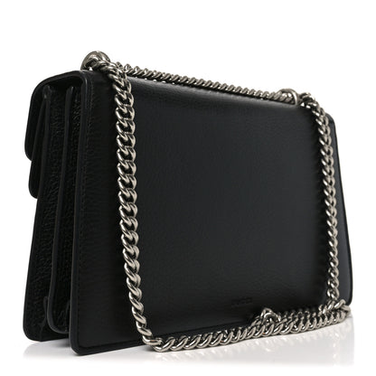 Gucci Pebbled Calfskin Small Dionysus Shoulder Bag Black 3 of 11