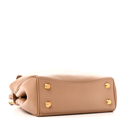 Balenciaga Natural Smooth Calfskin Mini Rodeo Top Handle Handbag Latte 4 of 9
