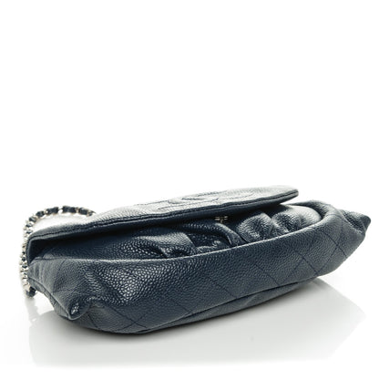 Chanel Caviar Half Moon Wallet On Chain WOC Marine 4 of 8