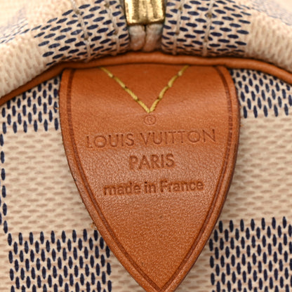 Louis Vuitton Damier Azur Speedy 30 7 of 17
