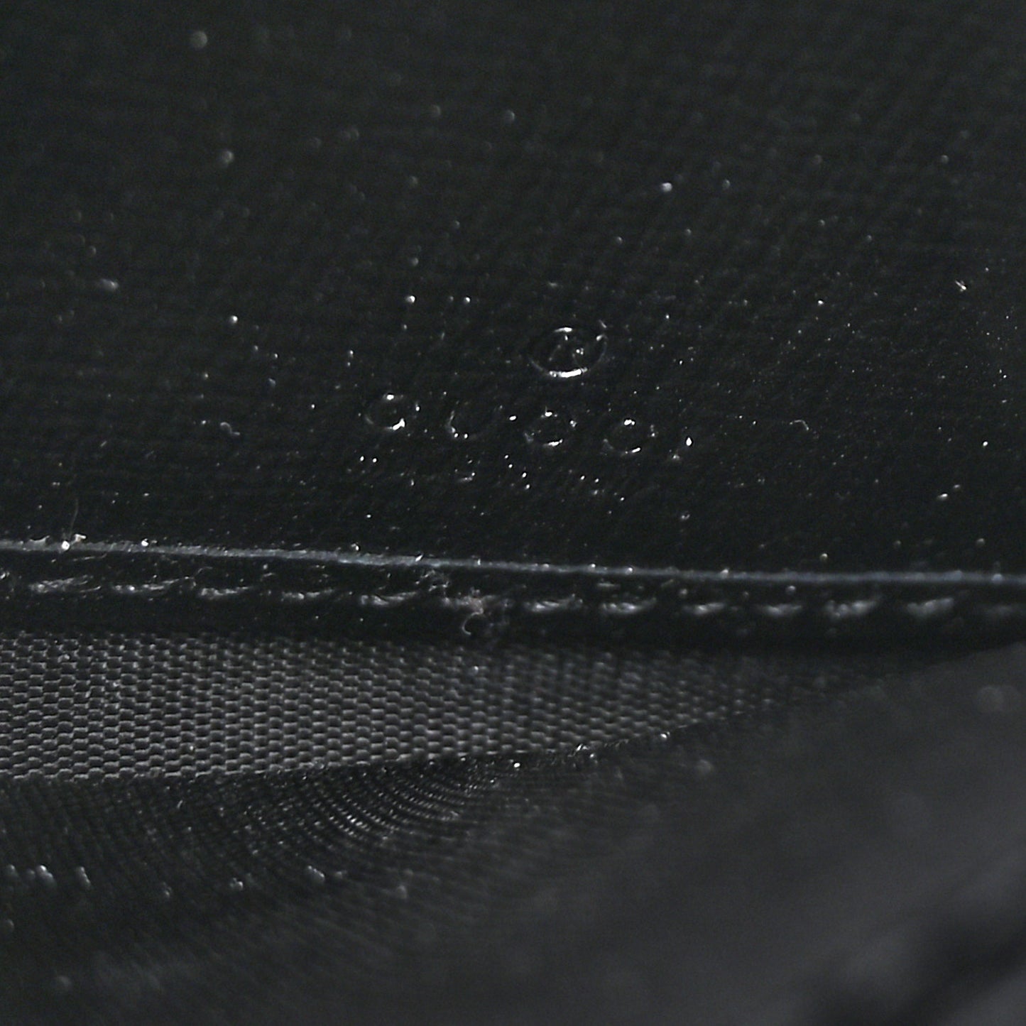 Azalea Calfskin Marina Long Wallet Black