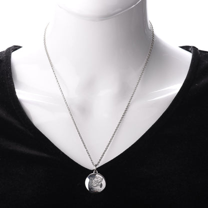 Gucci Sterling Silver Blind for Love Pendant Necklace 2 of 5