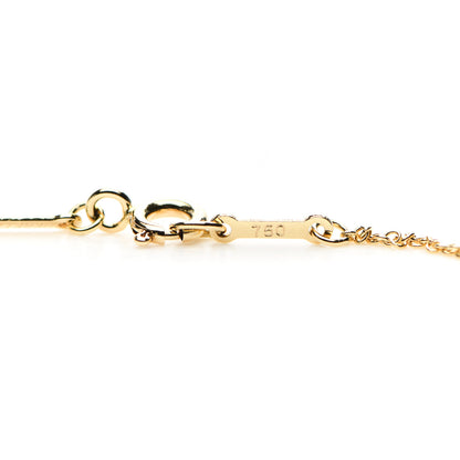Tiffany 18K Yellow Gold Jade Elsa Peretti Eternal Circle Necklace 4 of 6