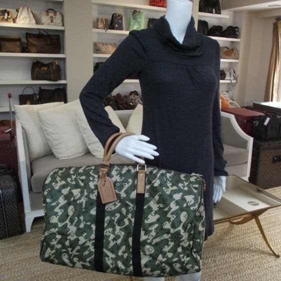 Louis Vuitton Monogramouflage Keepall 55 2 of 9
