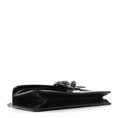 Gucci Dollar Calfskin Enamel Small Dionysus Shoulder Bag Black Electric Blue 4 of 10