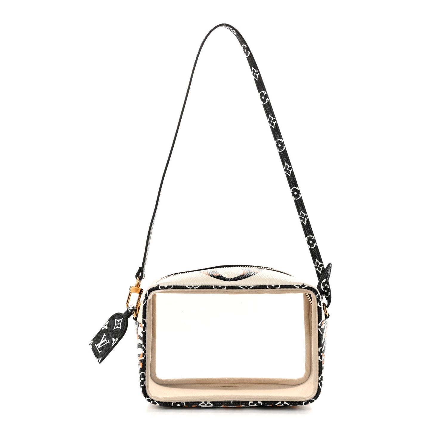 Monogram Giant Jungle Beach Pouch Ivory