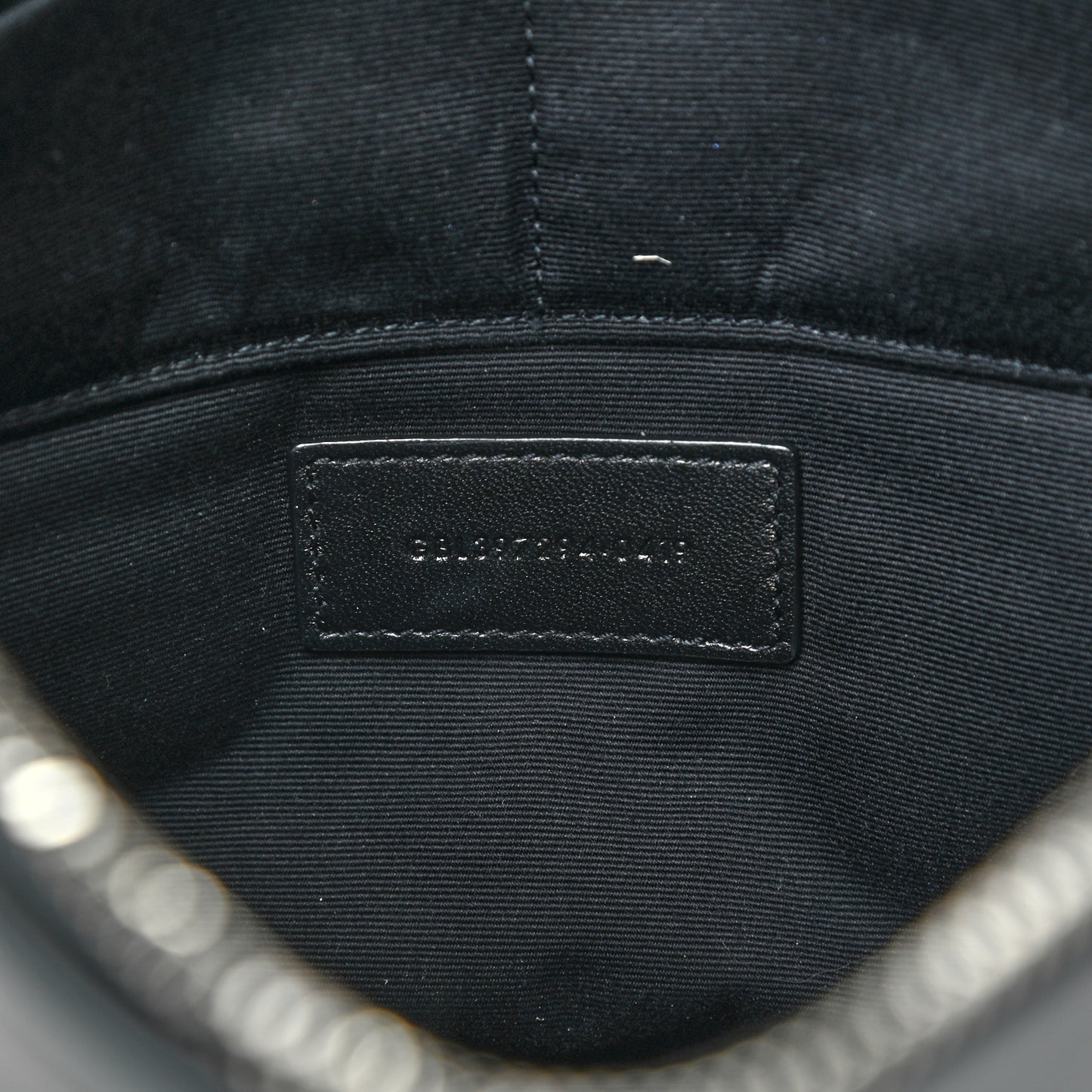 Calfskin Star Logo Zipped Tablet Pouch Black