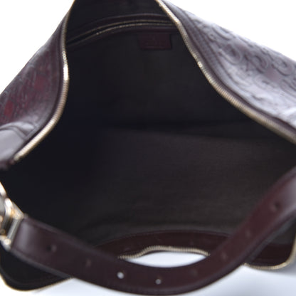 Gucci Calfskin Horsebit Embossed Glam Hobo Purple 5 of 14