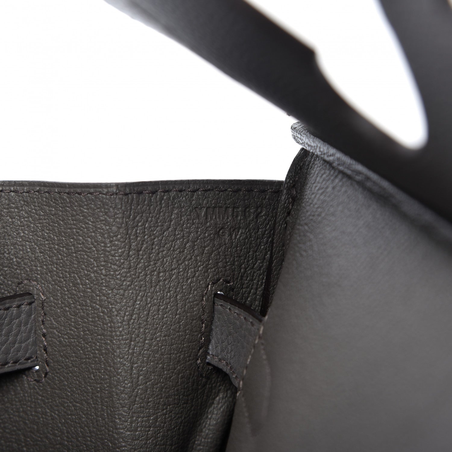 Hermes Togo Birkin 35 Etain 9 of 11