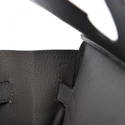 Hermes Togo Birkin 35 Etain 9 of 11