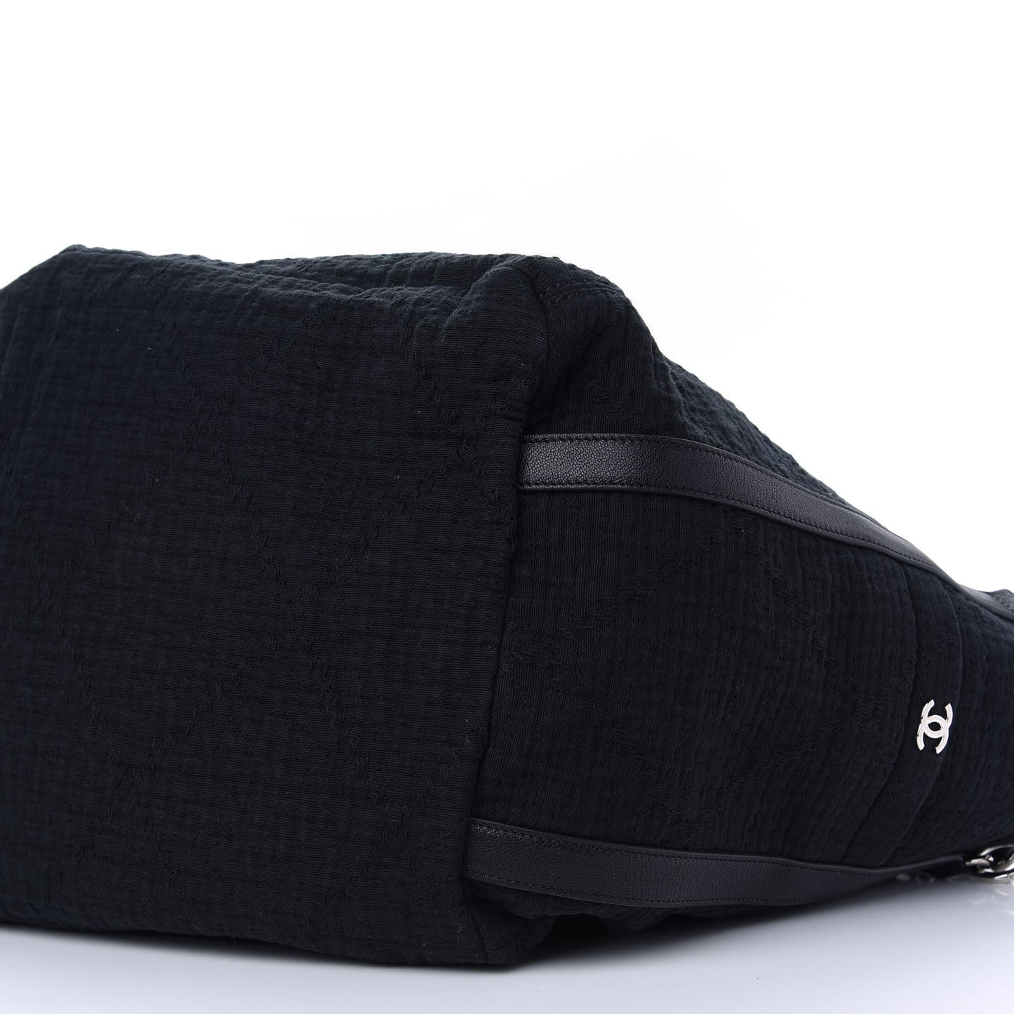 Canvas Small Double Face Tote Black