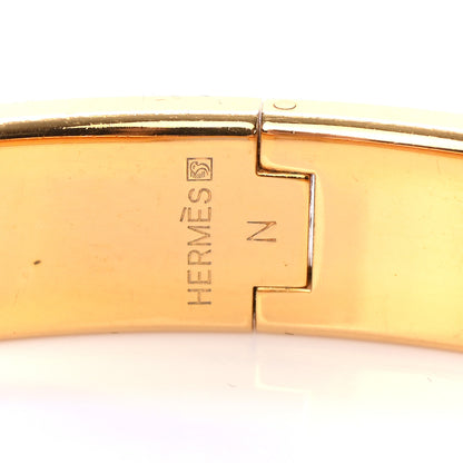 Hermes Enamel Narrow Clic Clac H Bracelet PM White 4 of 4