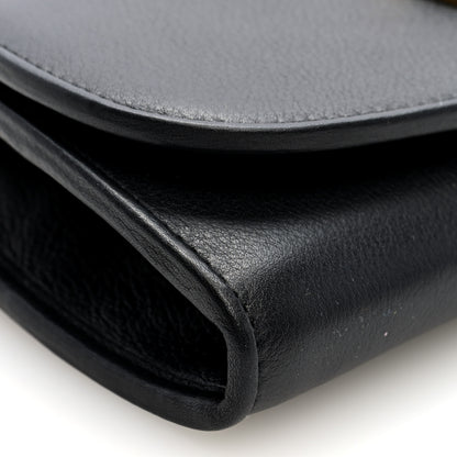 Gucci Roxy Calfskin Blondie Continental Chain Wallet Black 8 of 9