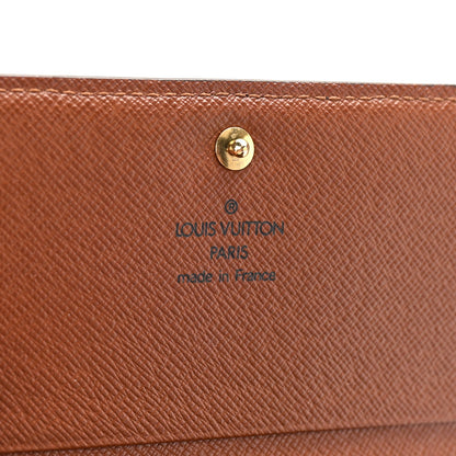 Louis Vuitton Monogram Porte-Monnaie Tresor Wallet 7 of 9