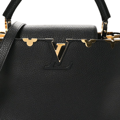 Louis Vuitton Taurillon Capucines PM  Black 7 of 10