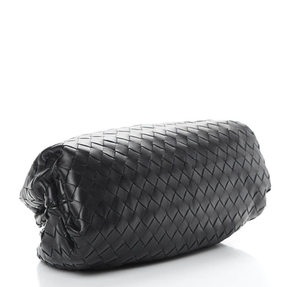 Bottega Veneta Nappa Maxi Intreccio The Pouch Oversized Clutch Black 4 of 9