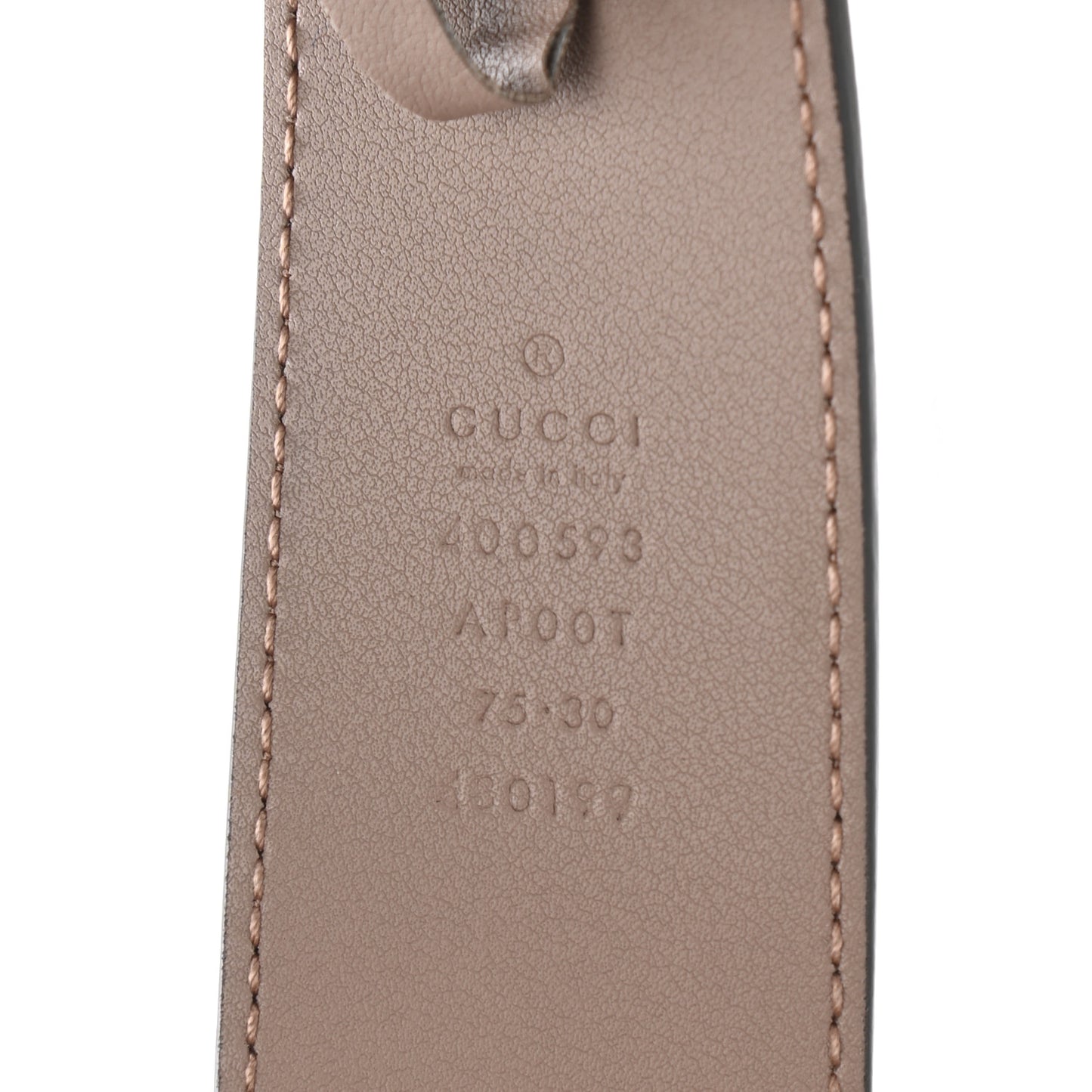 Calfskin Double G 40mm Belt 75 30 Porcelain Rose