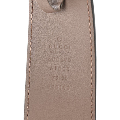 Gucci Calfskin Double G 40mm Belt 75 30 Porcelain Rose 3 of 6