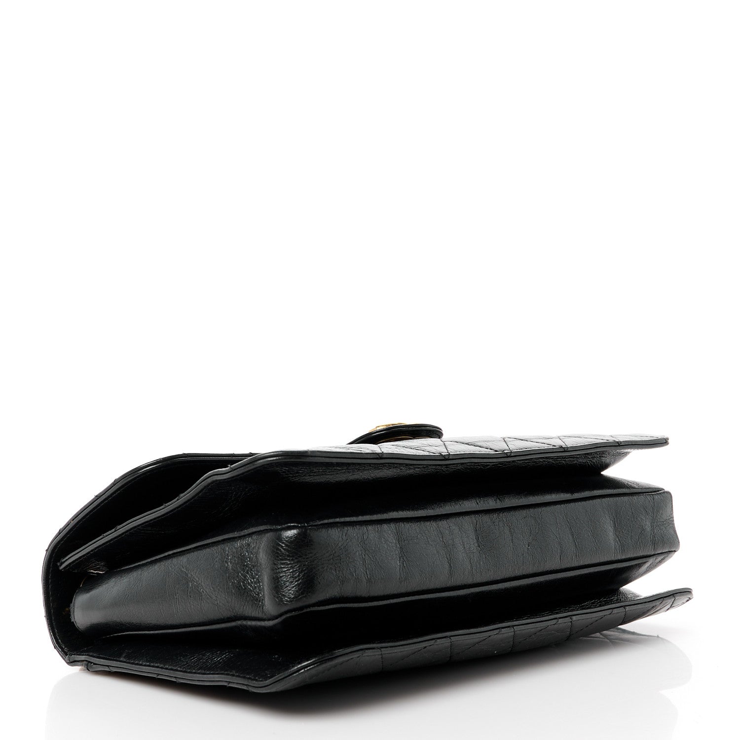 Chanel Glazed Calfskin Medium Perfect Edge Flap Black 4 of 12