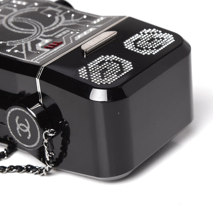 Chanel Plexiglass Crystal Robot Minaudiere Clutch Black 36 of 51