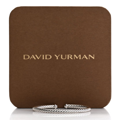 David Yurman Sterling Silver 4mm Cable Flex Bracelet 4 of 4