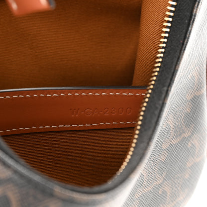 Celine Triomphe Canvas Calfskin Ava Shoulder Bag Tan 8 of 18